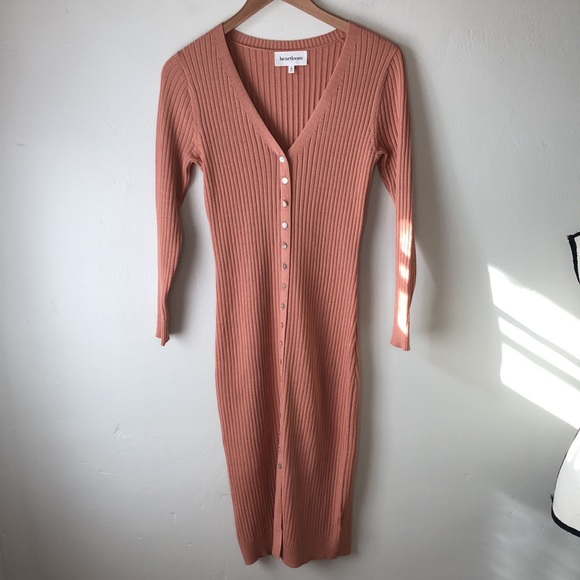 NWOT Heartloom Button down midi knit dress - Picture 10 of 13